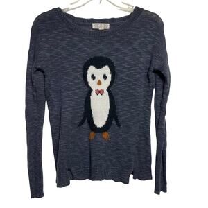 Pink Rose Penguin Sweater S ‎ (2619)